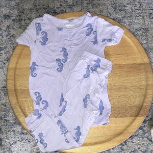 Carter's - Light Purple Seahorse Pajama Set